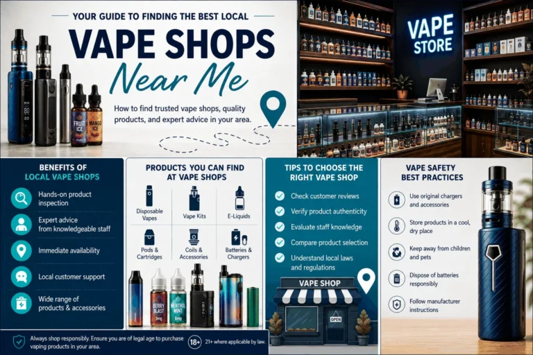 Vape Shop Near Me: How to Find a Reliable Vape Store Nearby (Complete Guide)