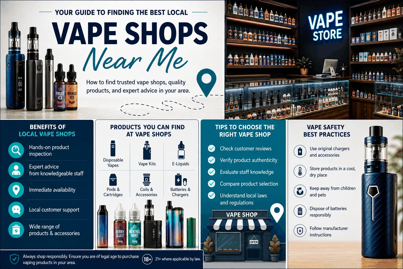 Vape Shop Near Me: How to Find a Reliable Vape Store Nearby (Complete Guide)